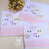 Kit Fralda Passeio, Ombro e Boca Chuva Amor Personalizável