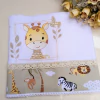 Fralda de Ombro Avulsa Safari Folhas Girafa Personalizável