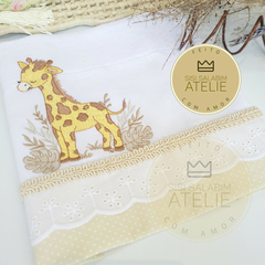 Fralda de Boca Avulsa Girafinha - Personalizável - comprar online