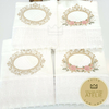 Kit Casal 4pcs Toalhas de Banho e Rosto - Moldura Personalizável