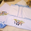 Kit Toalha de Banho com capuz + Cueiro Mickey