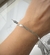 Pulsera Plata chata trenzada en internet