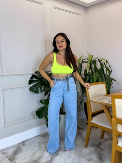 TOP BASIC AMARELO NEON - comprar online