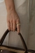 Anel circulo dourado