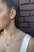 Choker fita dourado na internet