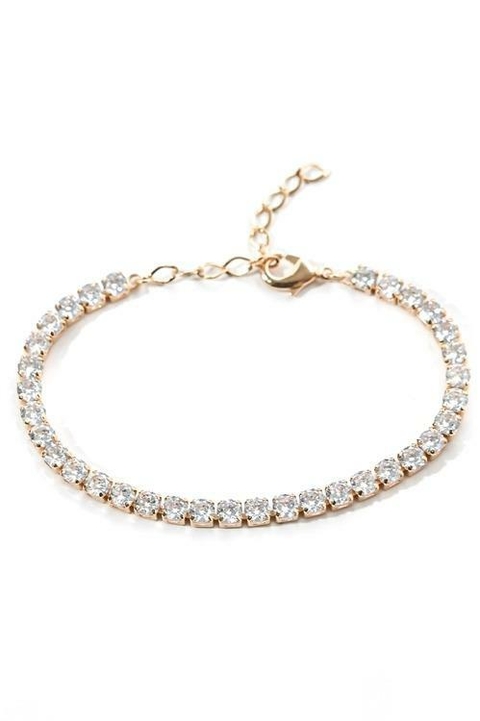 Pulseira riviera dourada