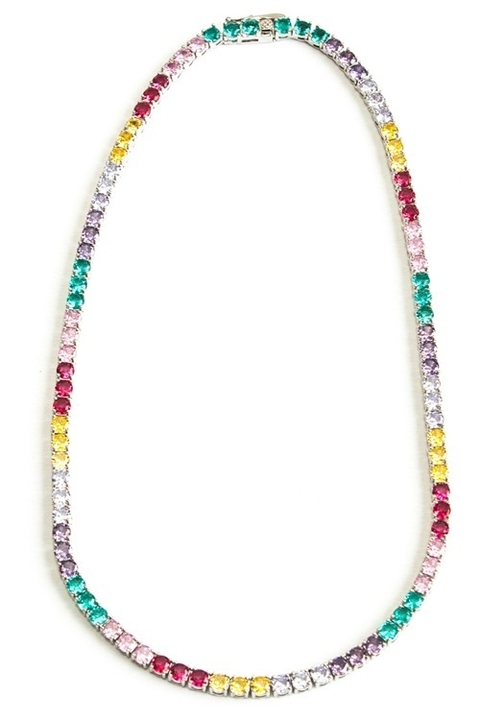 Gargantilha riviera Rainbow