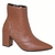 Bota Bico fíno Minimalista Cano Baixo elegante Com salto de 8cm BRADHA.