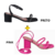 Kit 2 Sandálias Salto 8 CM Amarração e 4CM Fivela tornozelo BRADHA. Moda Verão(23-0008/27-0001) - loja online