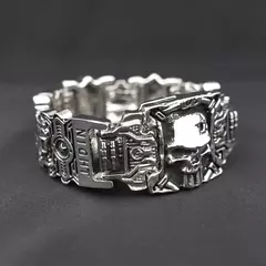 Pulseira Robusta Caveira HipHop - loja online