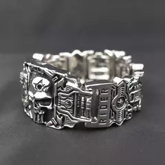 Imagem do Pulseira Robusta Caveira HipHop