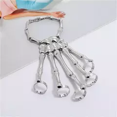 Pulseira de mão caveira estilosa - loja online
