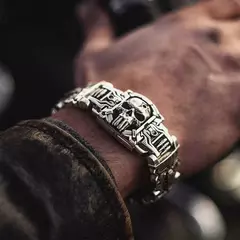 Pulseira Robusta Caveira HipHop - comprar online