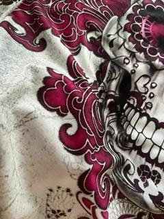 Imagem do Camiseta e Vestido Kit casal caveira mexicana P ao G2