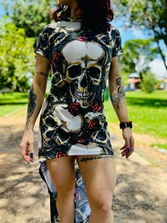 Vestido Calda Sereia Mullet Caveira Skull P ao XG na internet