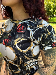 Vestido Calda Sereia Mullet Caveira Skull P ao XG na internet