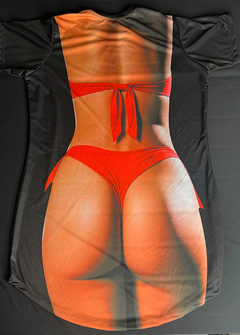 Vestido corpo sarado biquíni, festas, réveillon, eventos, academia P ao G2 na internet