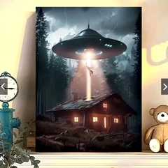Quadro Abdução extraterrestre - loja online
