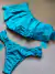 Biquini Ombro Único AZUL CELESTE - comprar online