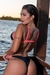 Biquini Preto com Neon - Decote Reto - comprar online