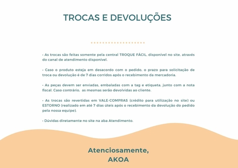 Trocas e Devoluções