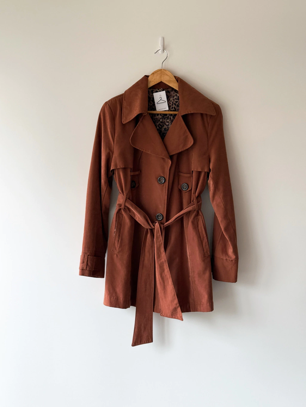TRENCH GAMUZADO COD 15419