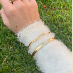 Bracelete Slim ondulado - comprar online