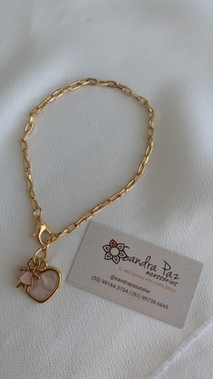 Pulseira Coração de Mãe