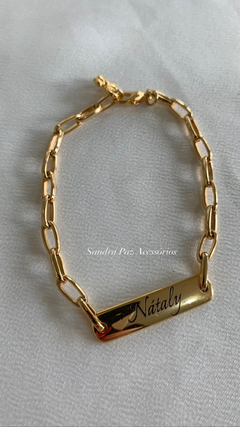 Pulseira personalizada com nome