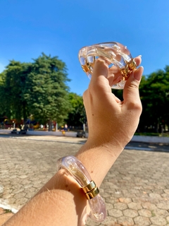 Bracelete luxo transparente - comprar online