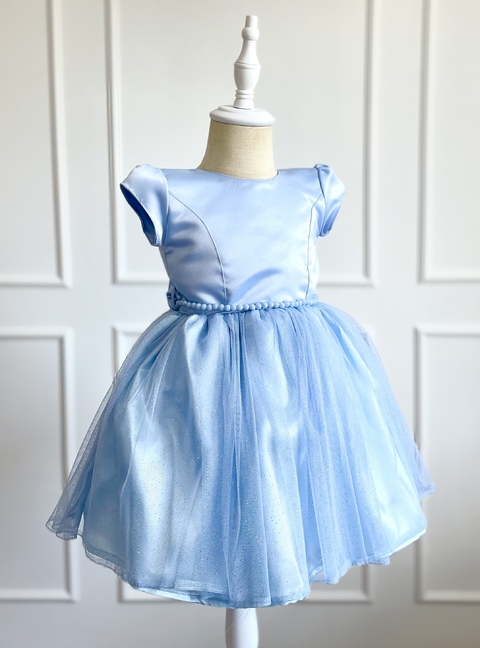 Vestido Infantil Princesa Azul Serenity - Festa - comprar online
