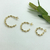 Trio argola torcida DOURADO - comprar online