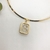 Chocker Letras perolizadas - i3 semijoias