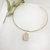 Chocker Letras perolizadas