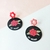 Aretes redondos rosa - comprar en línea