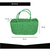 Canasta Verde De Plastico - comprar online