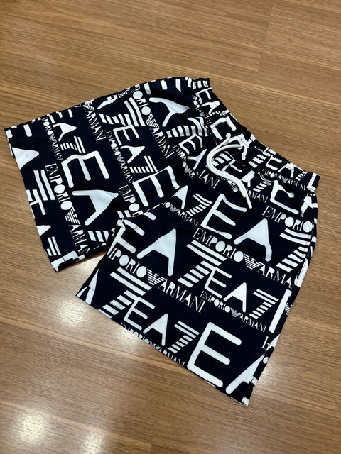 Bermuda Tactel griff Armani preta 4