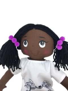 Amarrador Pompom Roxo - comprar online
