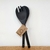 Set cuchara y tenedor Negros