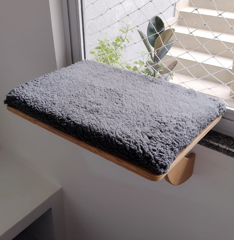 Prateleira de Janela Cinza Chumbo - comprar online