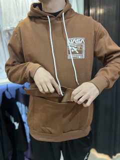 Hoodie Nasa Brown - comprar online