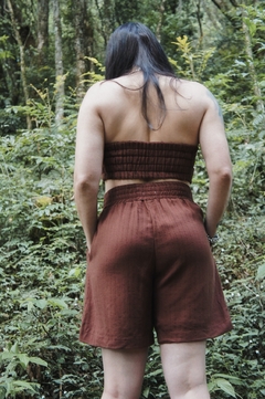 Imagem do short marrom