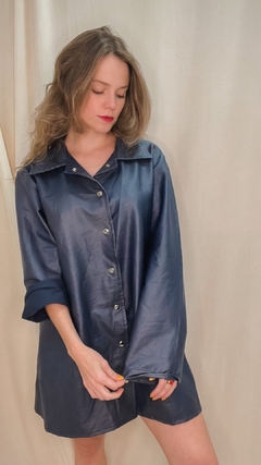 camisa azul Corino - comprar online