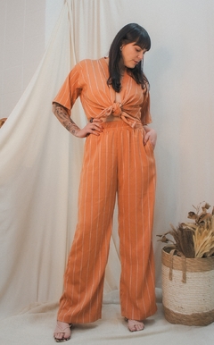 calça listra