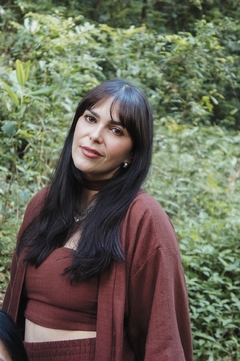 top marrom - Emme ateliê