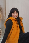 colete amarelo pelinho