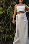 saia amarração off white