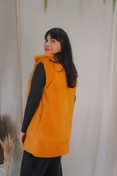 colete amarelo pelinho - comprar online