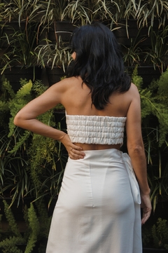 saia amarração off white - Emme ateliê