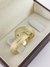 Par de Aliança Ouro 18k-750 6,5mm- Friso Diagonal Diamantada - comprar online